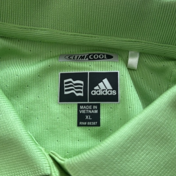 Adidas 90th PGA Championship Golf Oakland Hills Women Green Collar Polo Shirt XL - Picture 4 of 6